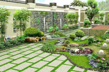 Dịch vụ thiết kế sân vườn Win Garden